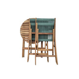 ZOMER-Sens-Line - Lanzarote Bistro Set - Hout - Groen