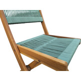 ZOMER-Sens-Line - Lanzarote Bistro Set - Hout - Groen