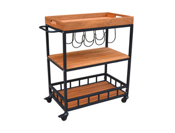 ZOMER-Sens-Line - Butler Trolley - 67x40x84cm - Acaciahout