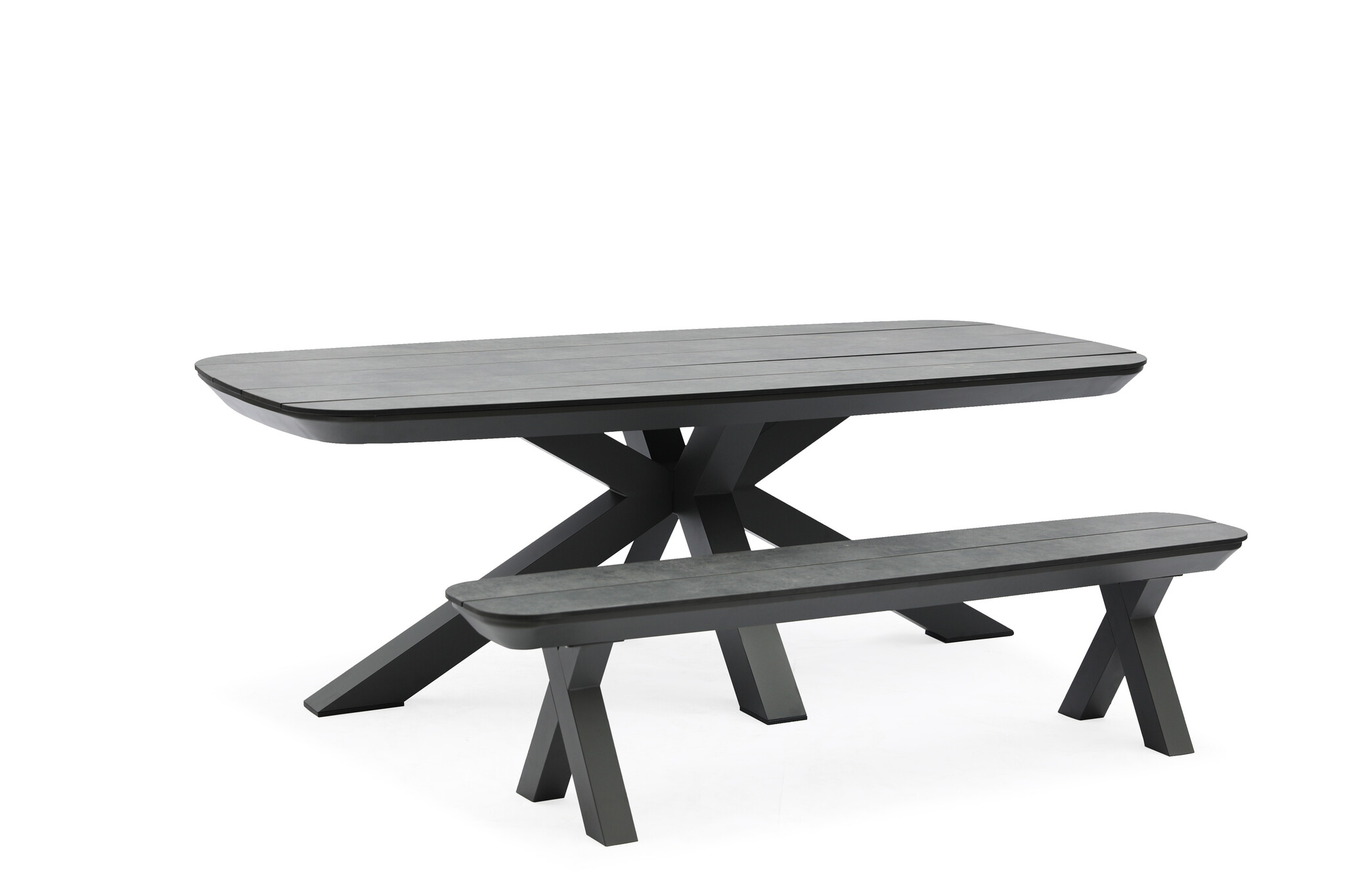 ZOMER-Sens-Line - Bradford Tuintafel - 220x100cm - HPL Grijs