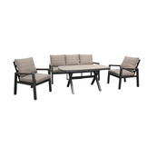 ZOMER-Sens-Line - Donna Loungeset 4-delig - Aluminium