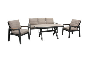 ZOMER-Sens-Line - Donna Loungeset 4-delig - Aluminium