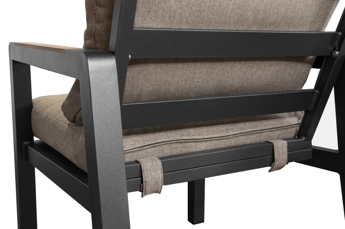 ZOMER-Sens-Line - Donna Loungeset 4-delig - Aluminium