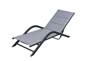 ZOMER-Sens-Line - Trento Loungestoel - 192x60x88cm - Grijs