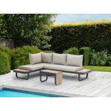 ZOMER-Sens-Line - Palmos Loungeset - Multifunctioneel - Aluminium - Taupe