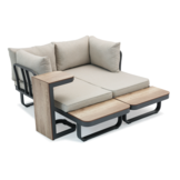 ZOMER-Sens-Line - Palmos Loungeset - Multifunctioneel - Aluminium - Taupe