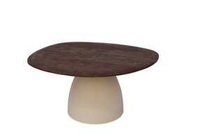 Brix - Salontafel Marron - Beige - Mangohout - 86 cm