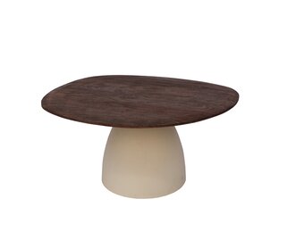 Brix - Salontafel Marron - Beige - Mangohout - 86 cm