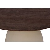 Brix - Salontafel Marron - Beige - Mangohout - 50 cm