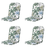 Madison -  Tuinkussen Carlo / Calvia Bliss blue - Ca. 100x48 cm - Set van 4