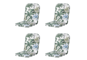 Madison -  Tuinkussen Carlo / Calvia Bliss blue - Ca. 100x48 cm - Set van 4