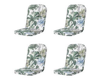 Madison -  Tuinkussen Carlo / Calvia Bliss blue - Ca. 100x48 cm - Set van 4