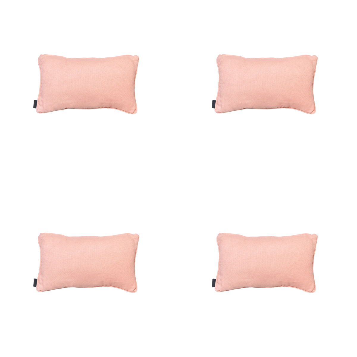 Madison -  Sierkussen Napels salmone - Ca. 30x50 cm - Set van 4