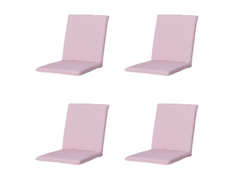 Madison -  Stapelstoelkussen Panama soft pink - Ca. 97x49 cm - Set van 4