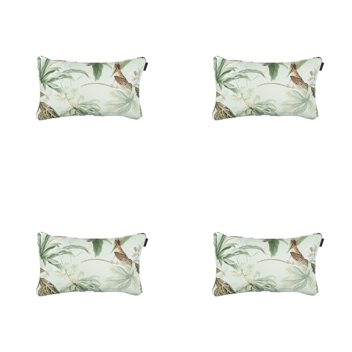 Madison -  Sierkussen Grasse green - Ca. 30x50 cm - Set van 4