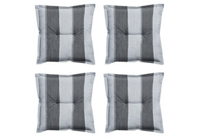 Madison -  Zitkussen Banda grey - Ca. 50x50 cm - Set van 4