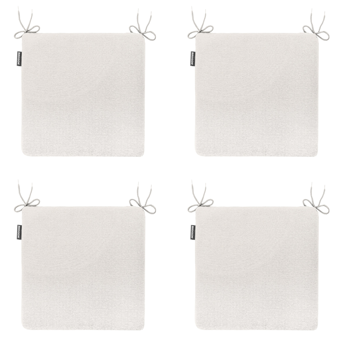 Madison -  Zitkussen Napels sand - Ca. 40x40 cm - Set van 4