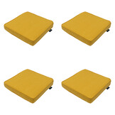 Madison -  Zitkussen Gold canvas eco+ - Ca. 40x40 cm - Set van 4