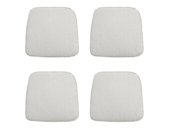 Madison -  Zitkussen Wicker Panama linnen - Ca. 48x48 cm - Set van 4