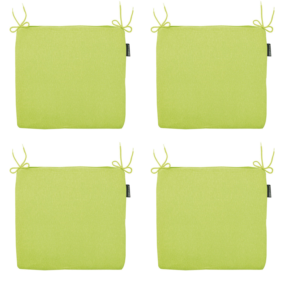 Madison -  Zitkussen Panama lime - Ca. 40x40 cm - Set van 4