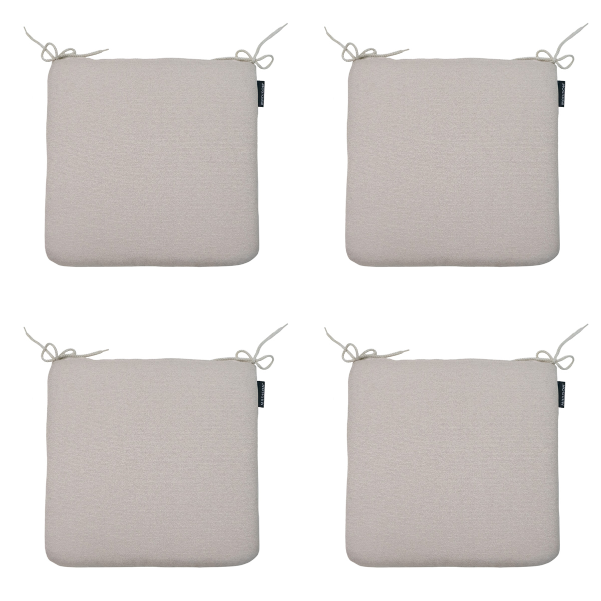 Madison -  Zitkussen Napels taupe - Ca. 40x40 cm - Set van 4