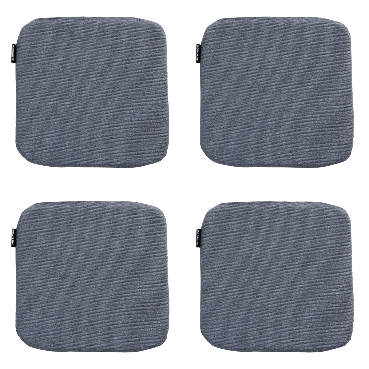 Madison -  Zitkussen Manchester denim grey - Ca. 40x40 cm - Set van 4