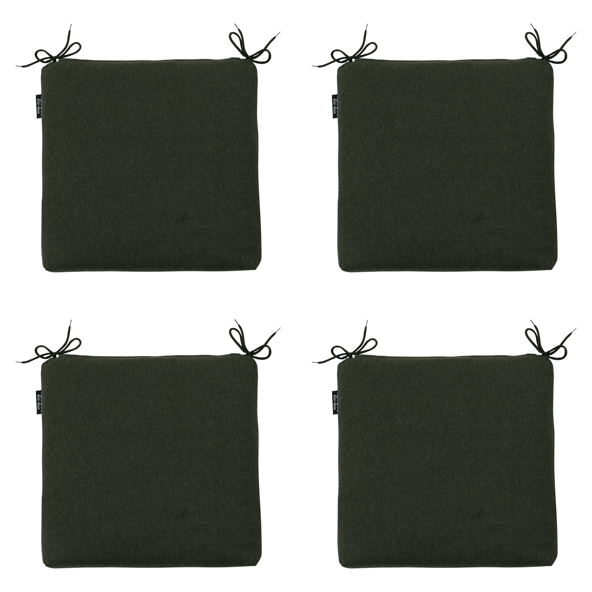 Madison -  Zitkussen Green canvas eco+ - Ca. 40x40 cm - Set van 4
