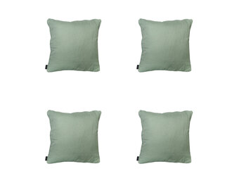 Madison -  Sierkussen Napels kaki - Ca. 50x50 cm - Set van 4