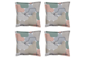 Madison -  Zitkussen Grafi salmone - Ca. 50x50 cm - Set van 4