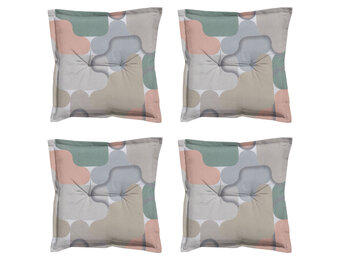 Madison -  Zitkussen Grafi salmone - Ca. 50x50 cm - Set van 4