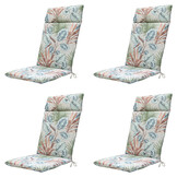 Madison -  Tuinstoelkussen Hoge Rug Cala natural - Ca. 120x50 cm - Set van 4