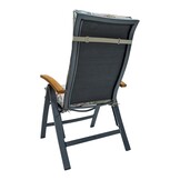 Madison -  Tuinstoelkussen Hoge Rug Cala natural - Ca. 120x50 cm - Set van 4