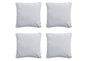 Madison -  Sierkussen Panama light grey - Ca. 60x60 cm - Set van 4