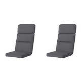 Madison -  Tuinkussen Excellent Lage Rug Manchester grey - Ca. 105x50 cm - Set van 2