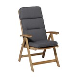 Madison -  Tuinkussen Excellent Lage Rug Manchester grey - Ca. 105x50 cm - Set van 2