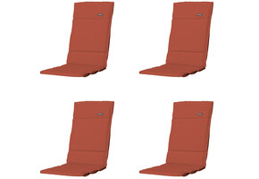 Madison -  Tuinkussen Fiber Deluxe Panama terra - Ca. 125x50 cm - Set van 4