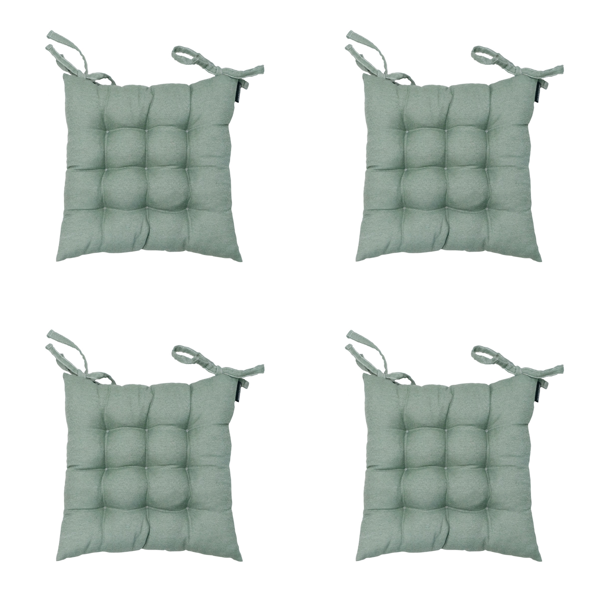 Madison -  Zitkussen Toscane Napels kaki - Ca. 46x46 cm - Set van 4