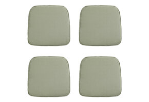 Madison -  Zitkussen Wicker Panama sage - Ca. 48x48 cm - Set van 4