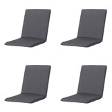 Madison -  Stapelstoelkussen Panama grey - Ca. 97x49 cm - Set van 4
