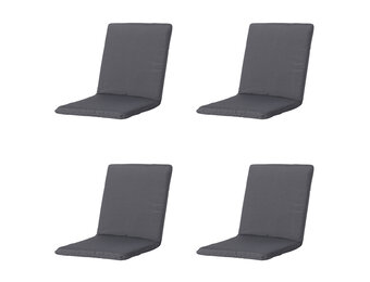 Madison -  Stapelstoelkussen Panama grey - Ca. 97x49 cm - Set van 4