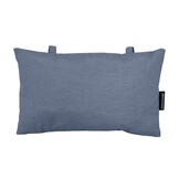 Madison -  Hoofdkussen Panama safier blue - Ca. 24x40 cm - Set van 4