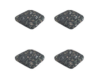 Madison -  Zitkussen Wicker Donna grey canvas eco+ - Ca. 48x48 cm - Set van 4