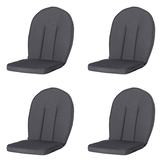 Madison -  Tuinkussen Kettler Comfort/Prince Panama grey - Ca. 105x52 cm - Set van 4