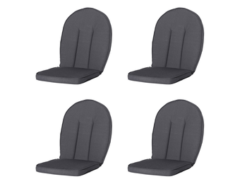 Madison -  Tuinkussen Kettler Comfort/Prince Panama grey - Ca. 105x52 cm - Set van 4