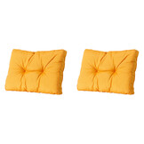 Madison -  Florance Rugkussen Panama golden glow - Ca. 43x73 cm - Set van 2