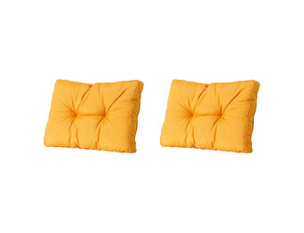 Madison -  Florance Rugkussen Panama golden glow - Ca. 43x73 cm - Set van 2