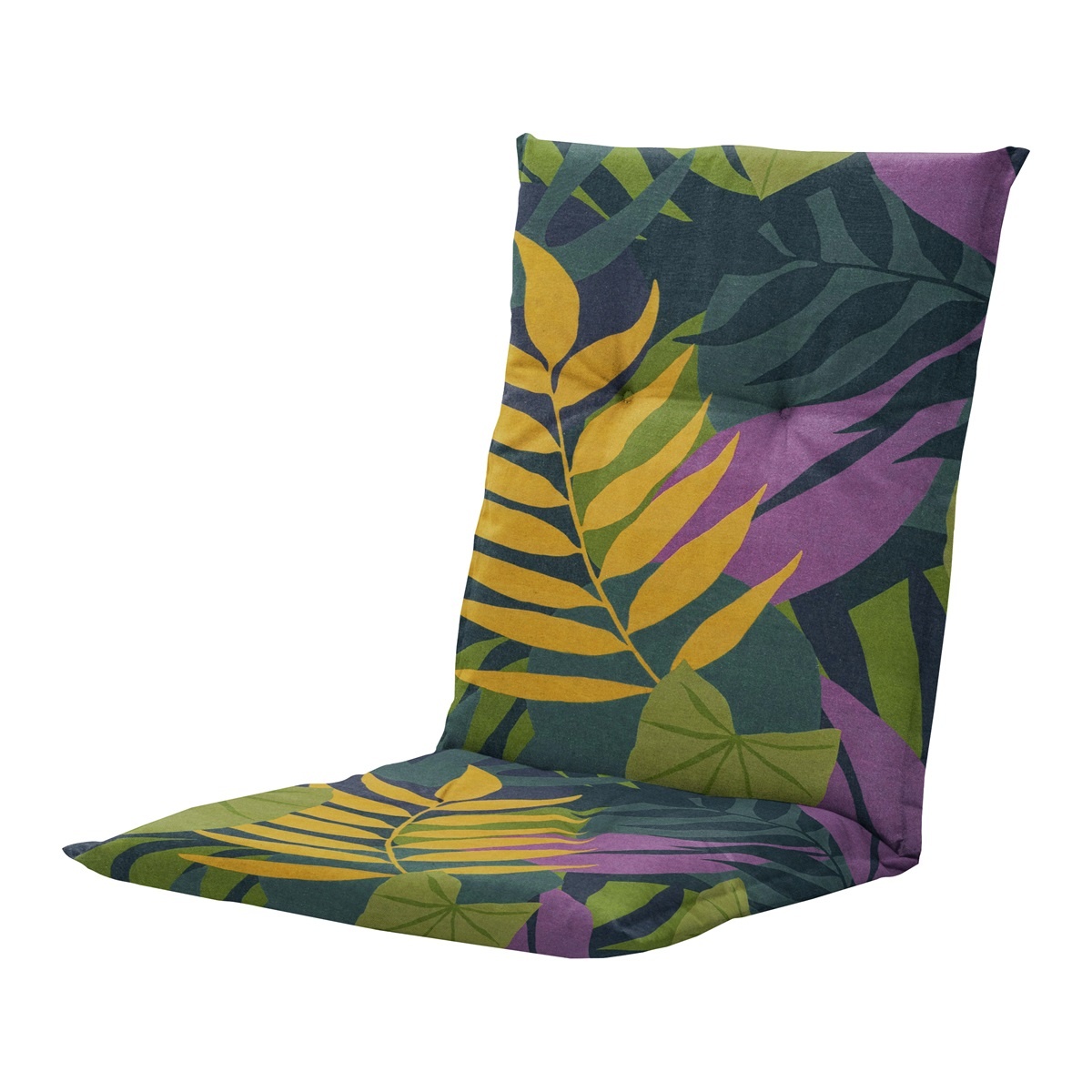 Madison - Tuinstoelkussen Lage Rug Iven green - Ca. 105x50 cm - Set van 4