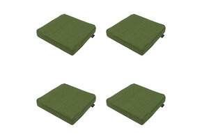 Madison -  Zitkussen Moss green canvas eco+ - Ca. 40x40 cm - Set van 4