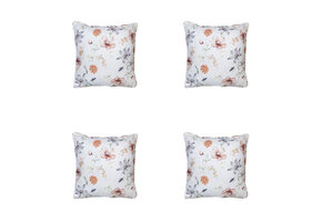 Madison -  Sierkussen Florina natural - Ca. 50x50 cm - Set van 4