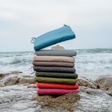 Madison -  Stapelstoelkussen Taupe canvas eco+ - Ca. 97x49 cm - Set van 4